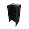 Manhattan Comfort Hopkins Storage Closet 2.0 in Black - Set of 2 2-2GLF-BK - alternate 2